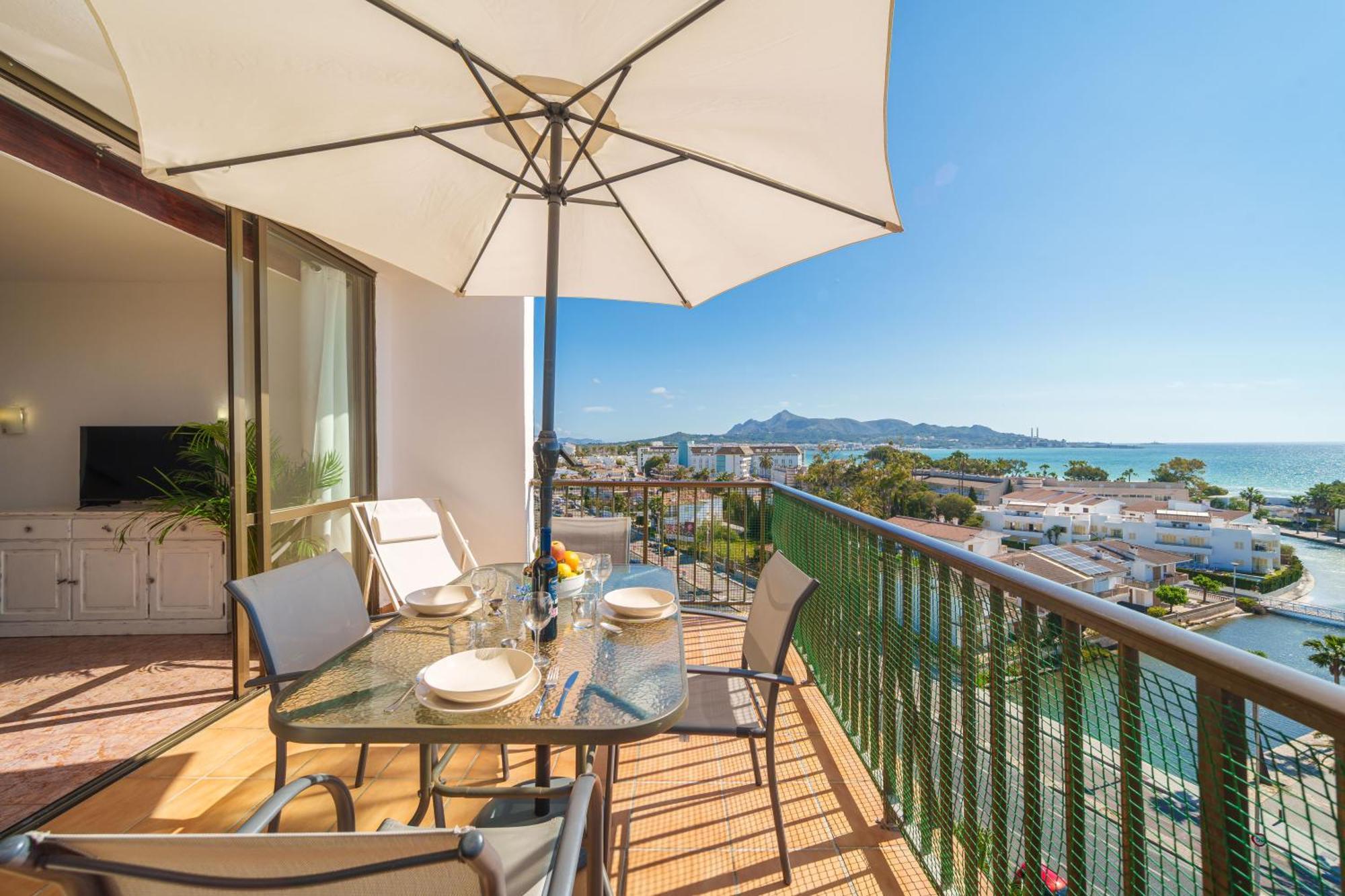 Apartment The Shell Ii, Beach Views And Pool อัลกูเดีย ภายนอก รูปภาพ
